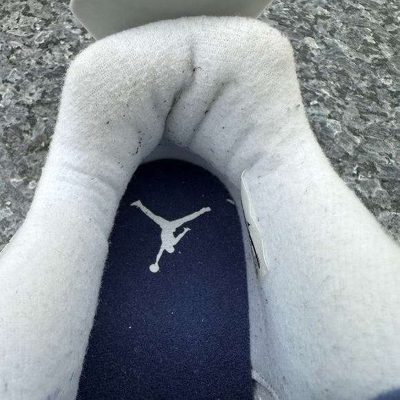 Nike Air Jordan 4 Retro White/Midnight Navy Blue DH6927-140 Men's Size 10. - Picture 7 of 12